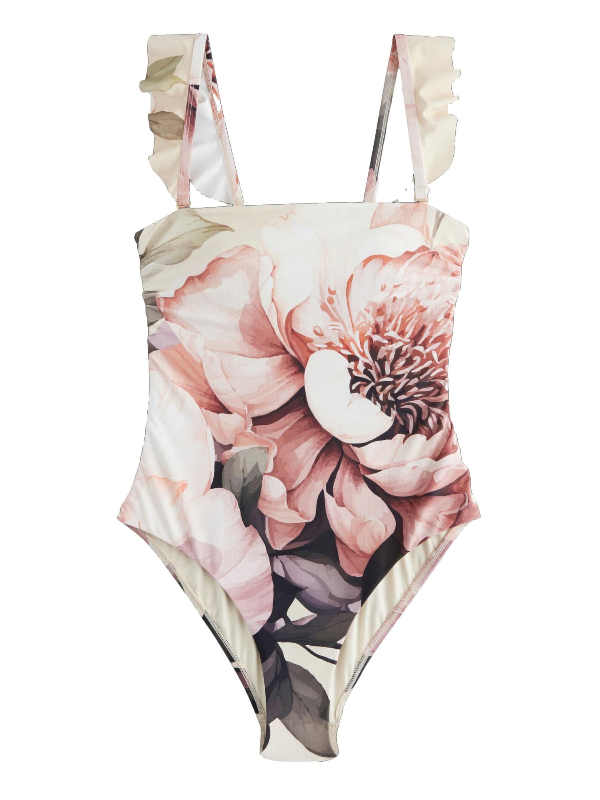 Next Бюстье Купальник в Бежевый: спереди