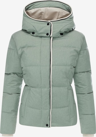 Ragwear Winter jacket 'Gleama' in Green: front