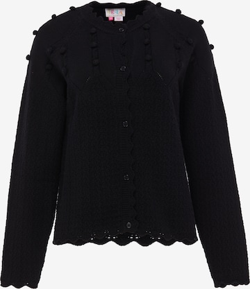 Cardigan IZIA en noir : devant