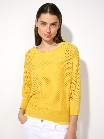 MORE & MORE Sweater in Yellow: front