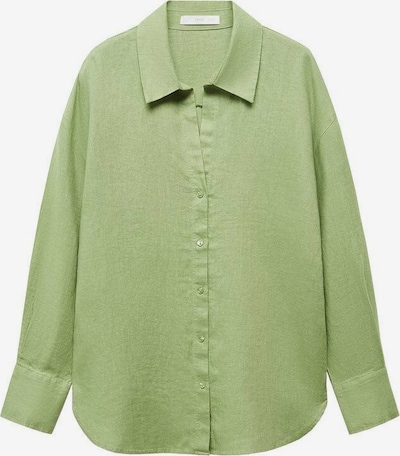 MANGO Blouse in de kleur Groen, Productweergave