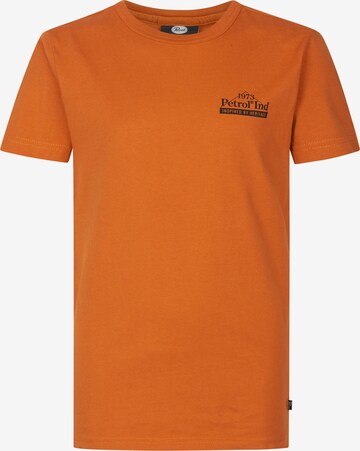 Petrol Industries T-Shirt 'Romeoville' in Orange: predná strana