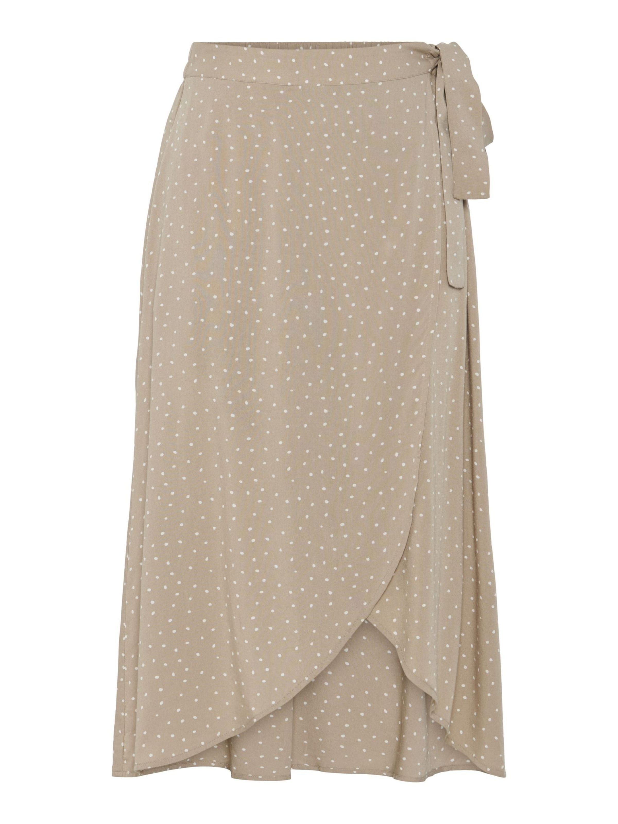 PIECES Skirt 'PCTALA' in Beige: front