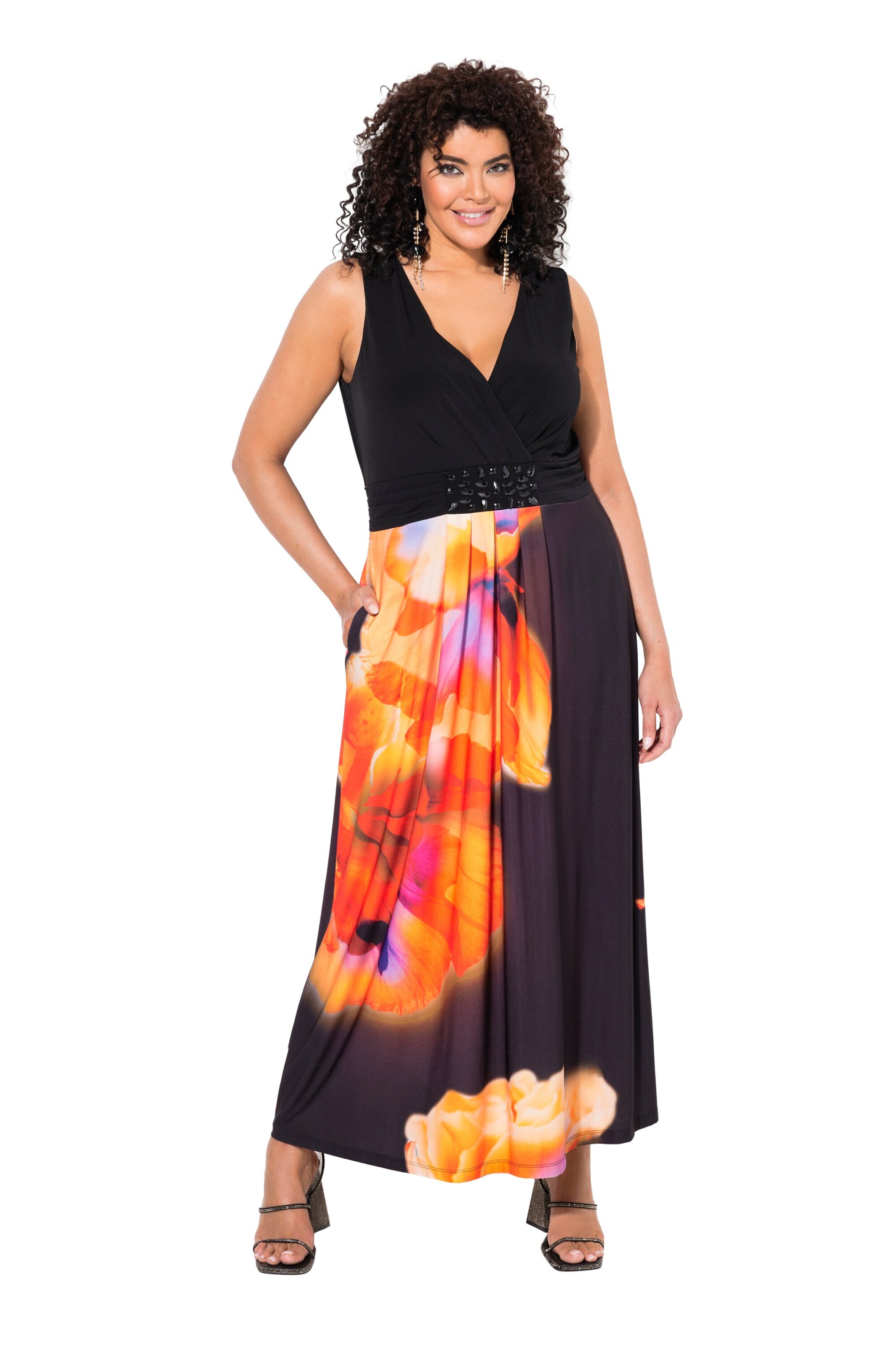 Ulla Popken Dress in Black: front