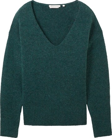 TOM TAILOR Pullover in Grün