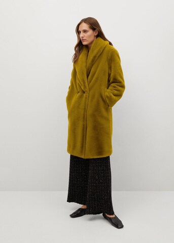 MANGO Between-Seasons Coat 'Chilly' in Yellow