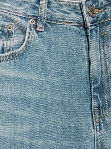 Wide Leg Jean Pull&Bear en bleu