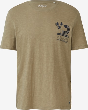 s.Oliver Shirt in Green: front