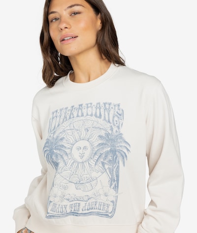 BILLABONG Sweatshirt in hellblau / weiß, Produktansicht