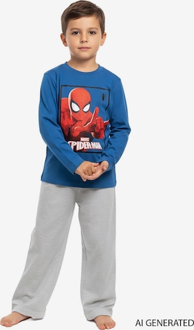 SPIDERMAN Schlafanzug 'Marvel' in Mischfarben: Vorderseite