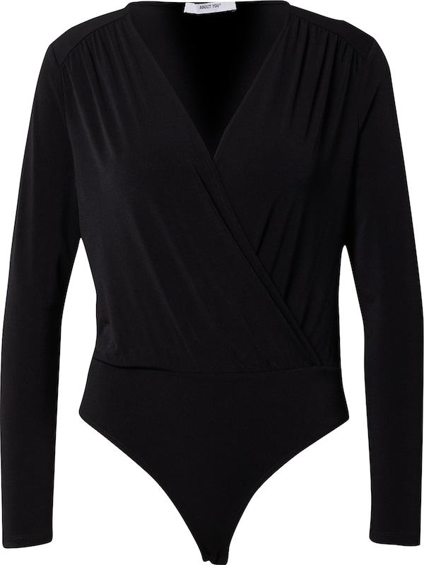 ABOUT YOU Shirtbody 'Dakota' in Schwarz YC6618 ABOUT YOU Shirtbody 'Dakota' in Schwarz YC6618