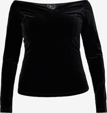 faina Shirt in Zwart: voorkant