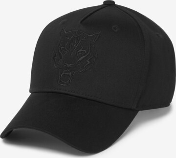 Casquette 'Tiger' Plein Sport en noir : devant