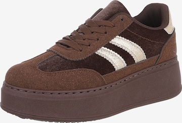 Ital-Design Sneaker in Braun: Vorderseite