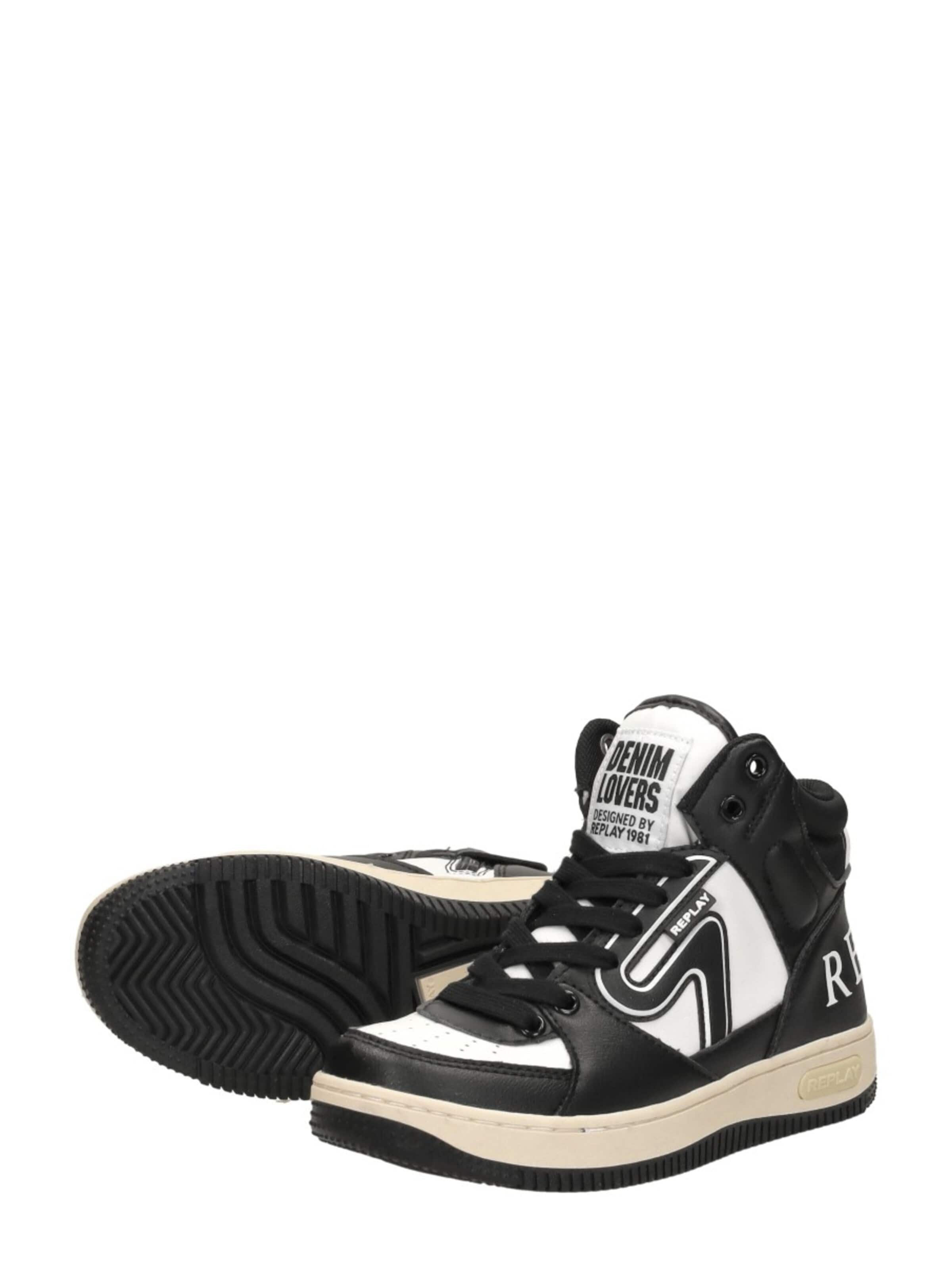 Baskets 'Epic JR Mid Boy 4' REPLAY en noir
