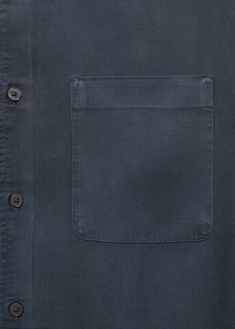 MANGO MAN Regular Fit Hemd 'Menorca' in Blau