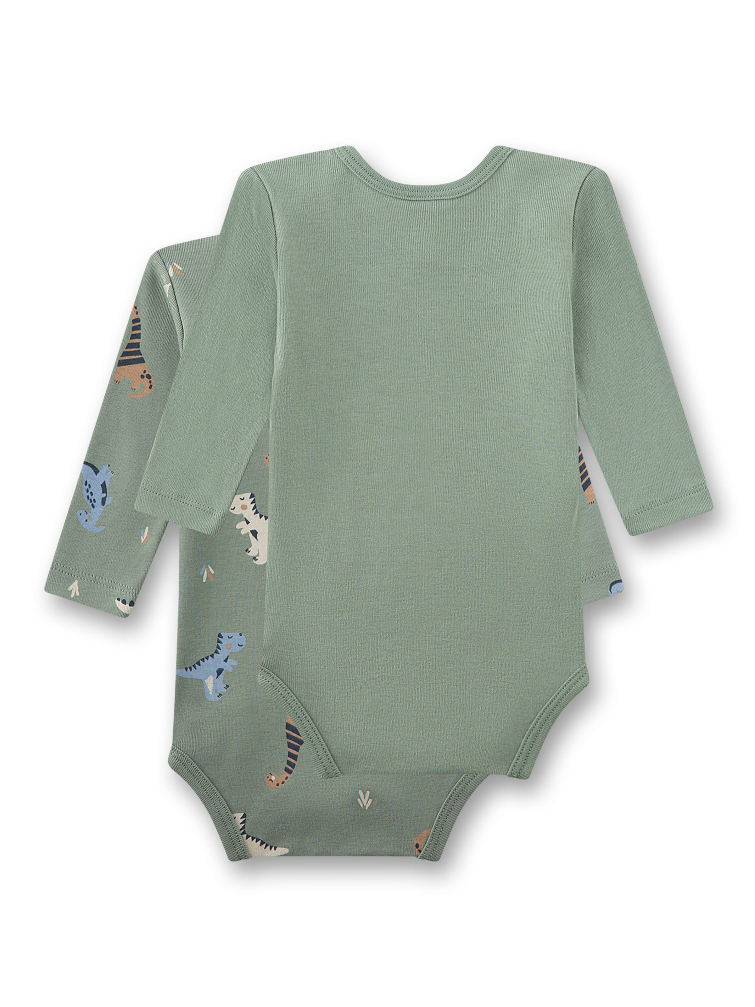 Tutina / body per bambino di Sanetta in verde