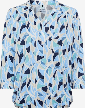 Olsen Shirt in Blauw: voorkant