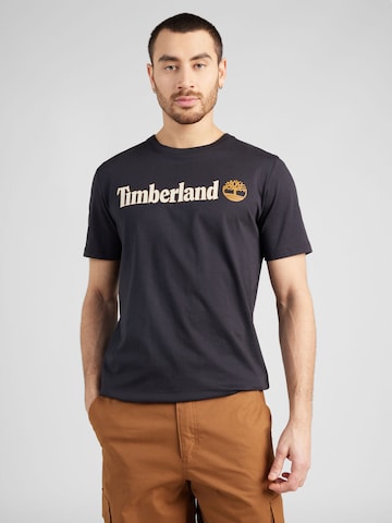 TIMBERLAND T-shirt i svart: framsida