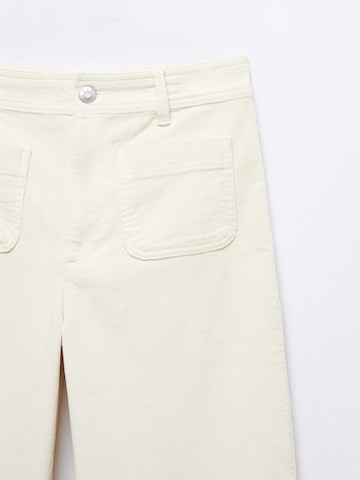 Wide Leg Jean 'Catherip' MANGO en blanc