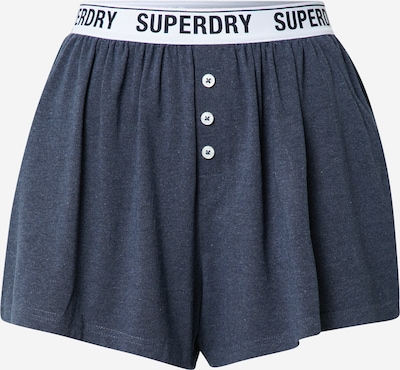 Superdry Pyjamashorts in nachtblau / weiß, Produktansicht