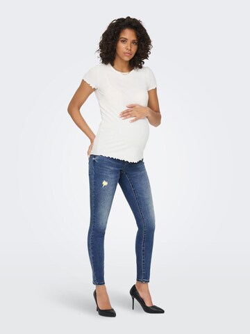 Only Maternity Skinny Jeans 'Wauw' in Blue