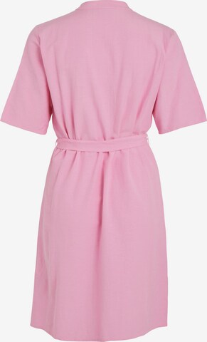 VILA Shirt Dress 'Prisilla' in Pink