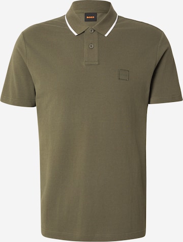 T-Shirt 'Passerford' BOSS en vert : devant