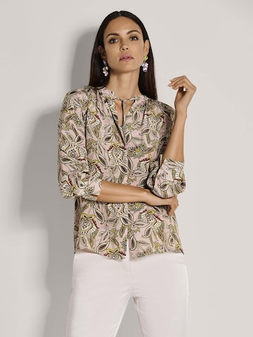 Chemisier MADELEINE en beige : devant