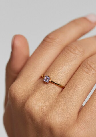 P D PAOLA Ring 'Lavender' in Gold: front