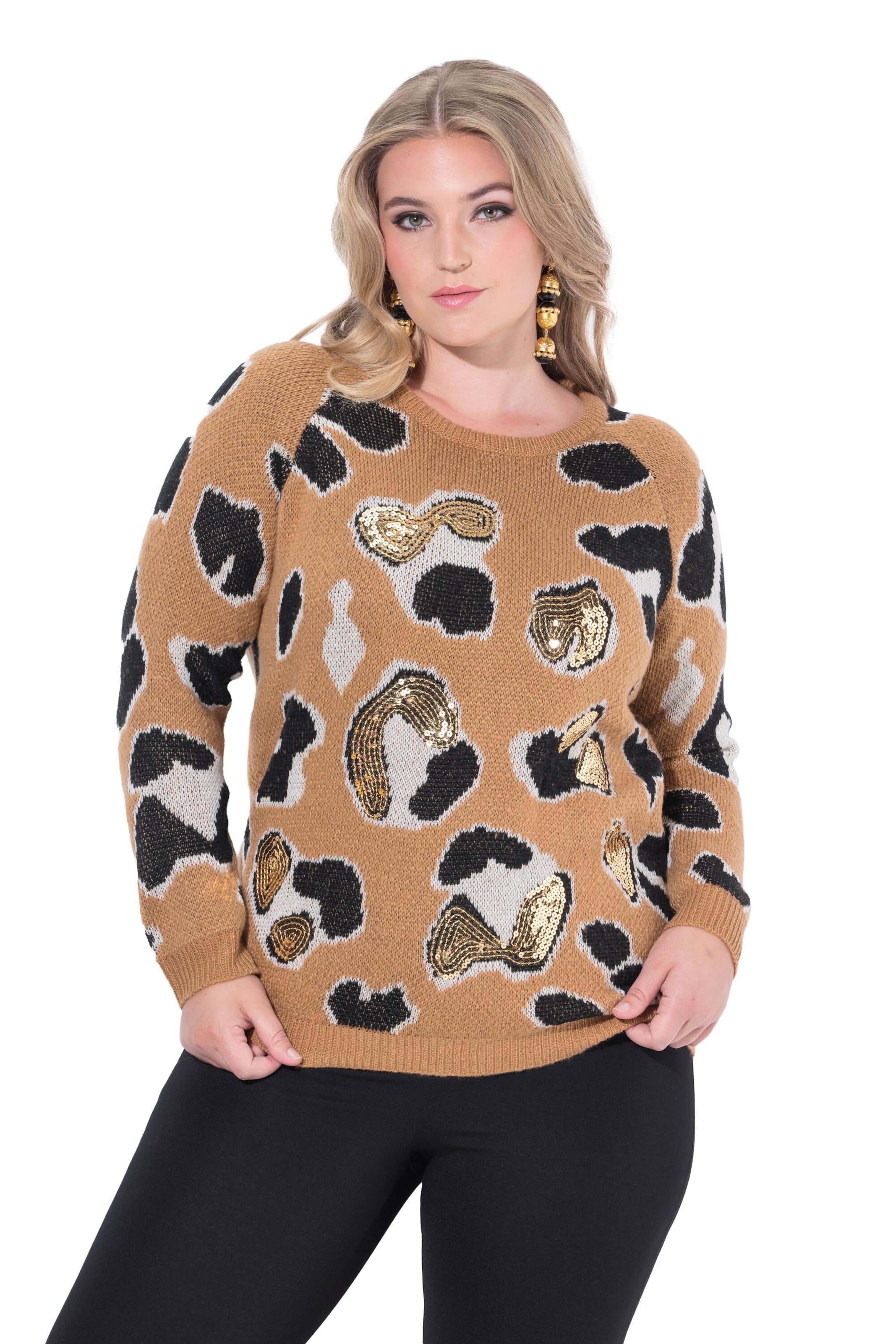 MIAMODA Trui in Goud: voorkant