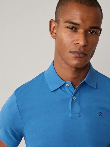 Hackett London Poloshirt in Blau