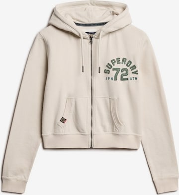 Superdry & Co Sweatvest in Groen: voorkant