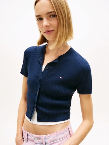 Tommy Jeans Kardigán 'ESSENTIAL' - kék