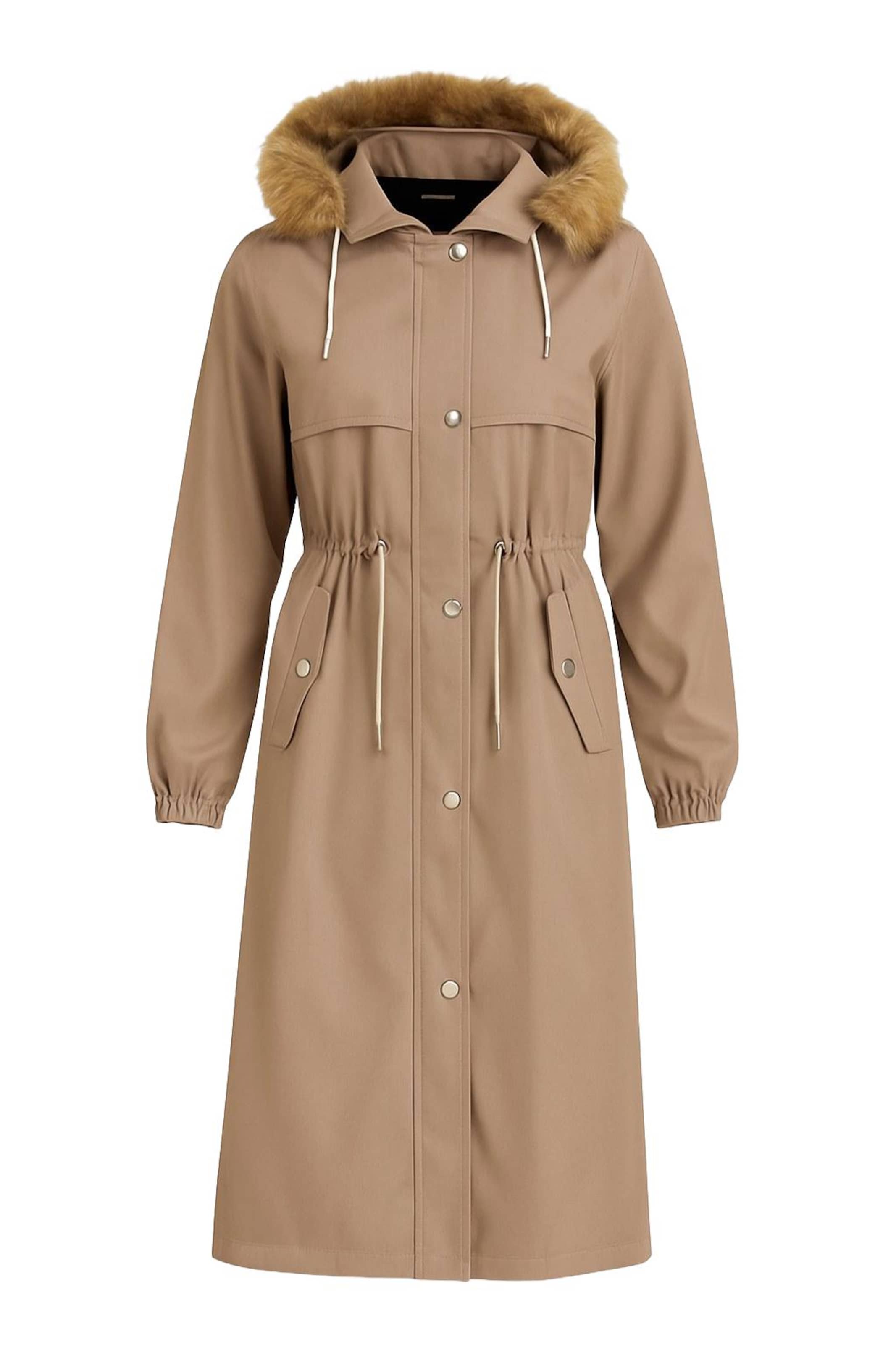 MODAMIHRAM Tussenparka in Beige: voorkant