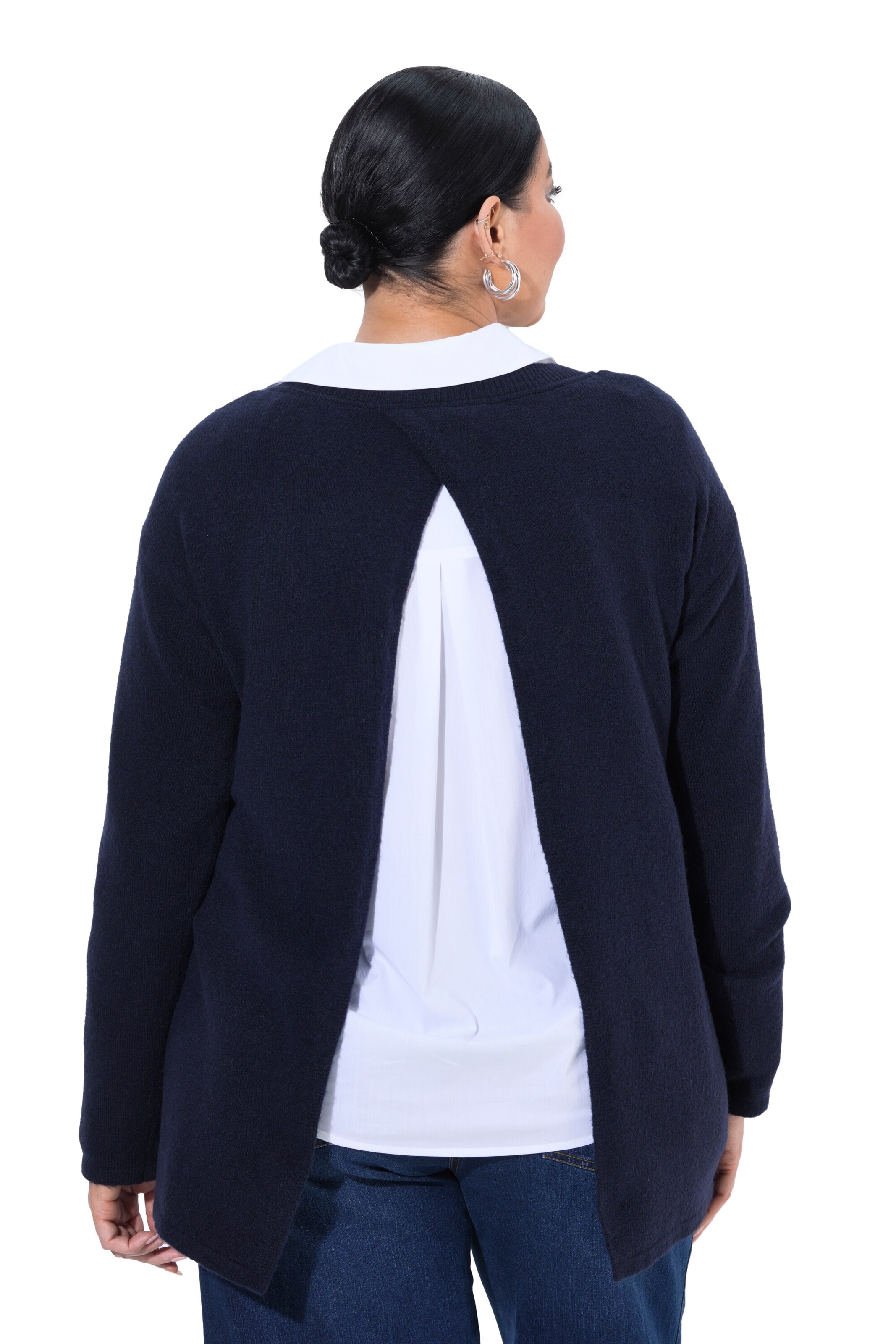 Ulla Popken Pullover in Schwarz