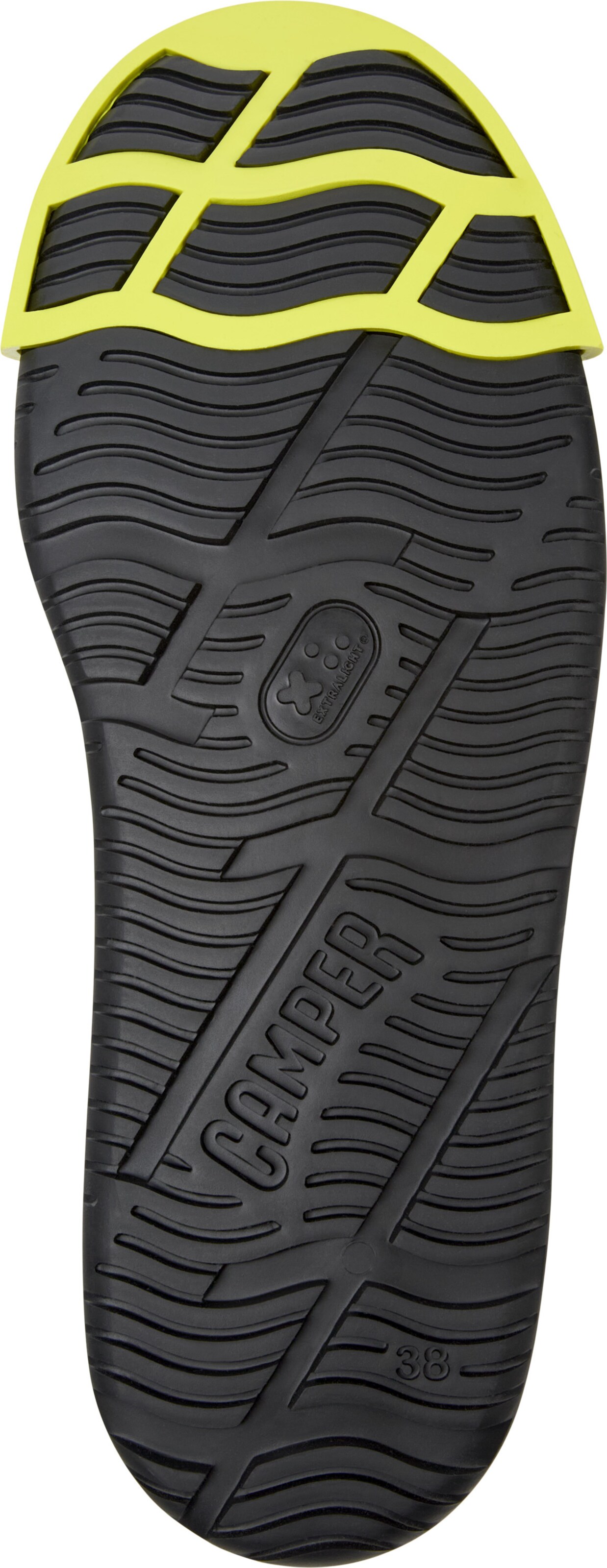 CAMPER Platform trainers in Black