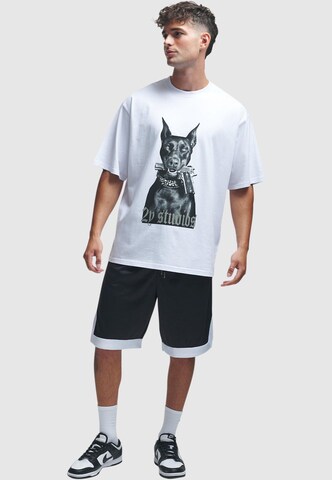 2Y Studios - Camiseta 'Doberman' en blanco