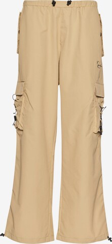 Karl Kani Loosefit Hose in Beige: predná strana