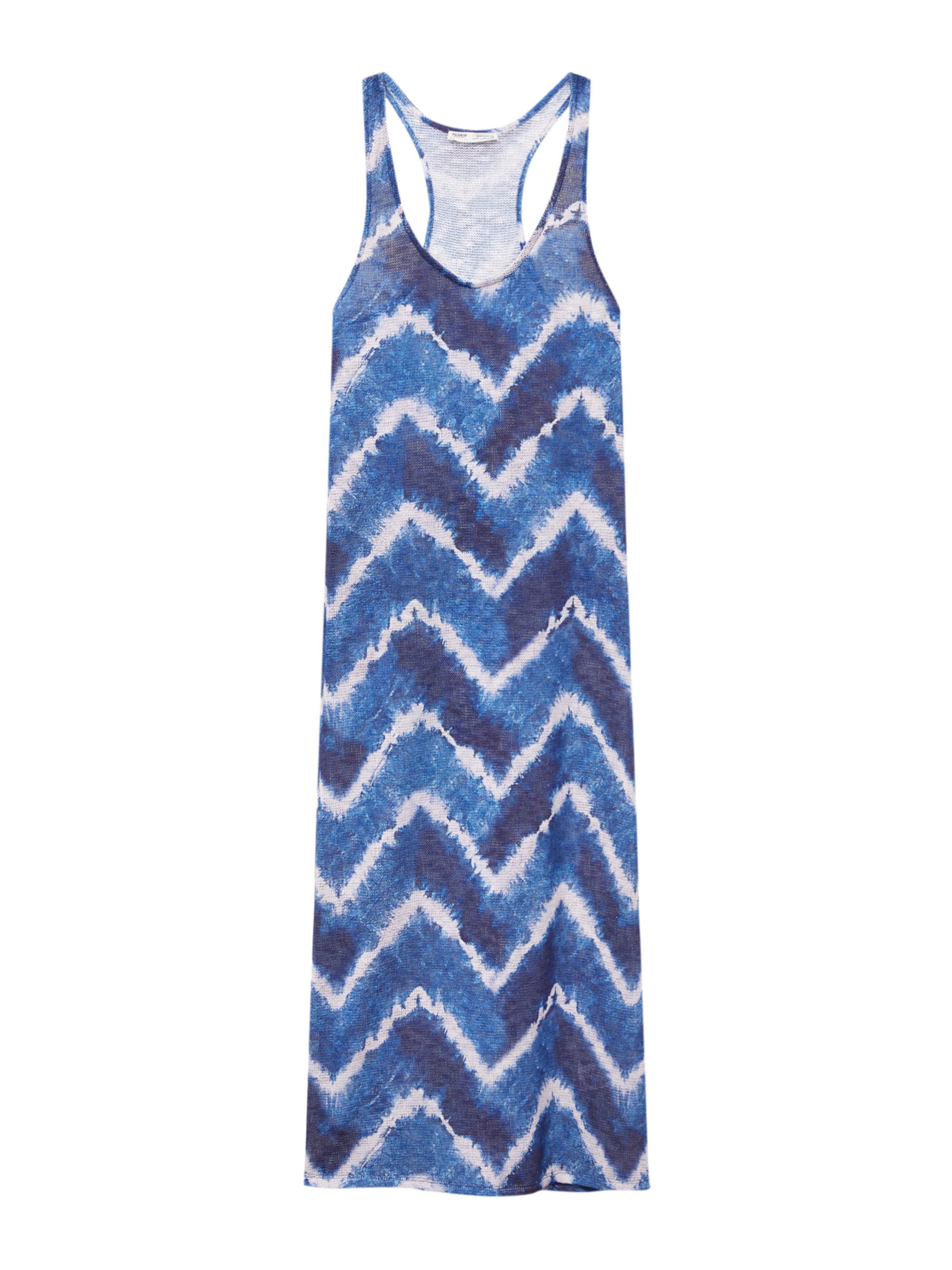 Pull&Bear Letné šaty - Modrá: predná strana