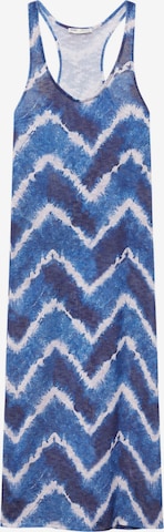 Pull&Bear Letnia sukienka w kolorze niebieski: przód