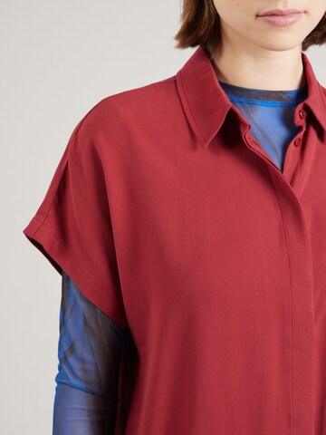 Camicia da donna 'LARISAANA' di ARMEDANGELS in rosso