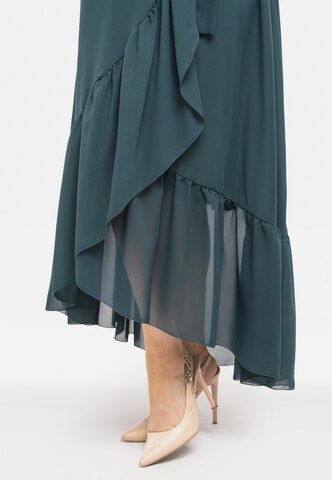 Robe de soirée ' GRACE ' Karko en vert