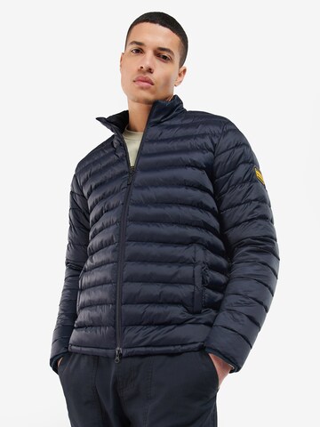 Barbour International - Casaco meia-estação em azul: frente