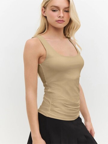Haut No Matter What en beige : devant
