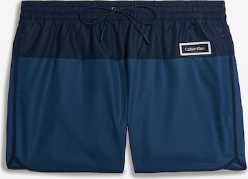 Calvin Klein Swimwear Ujumispüksid, värv sinine: eest vaates