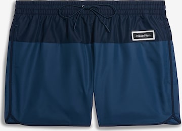 Shorts de bain Calvin Klein Swimwear en bleu : devant