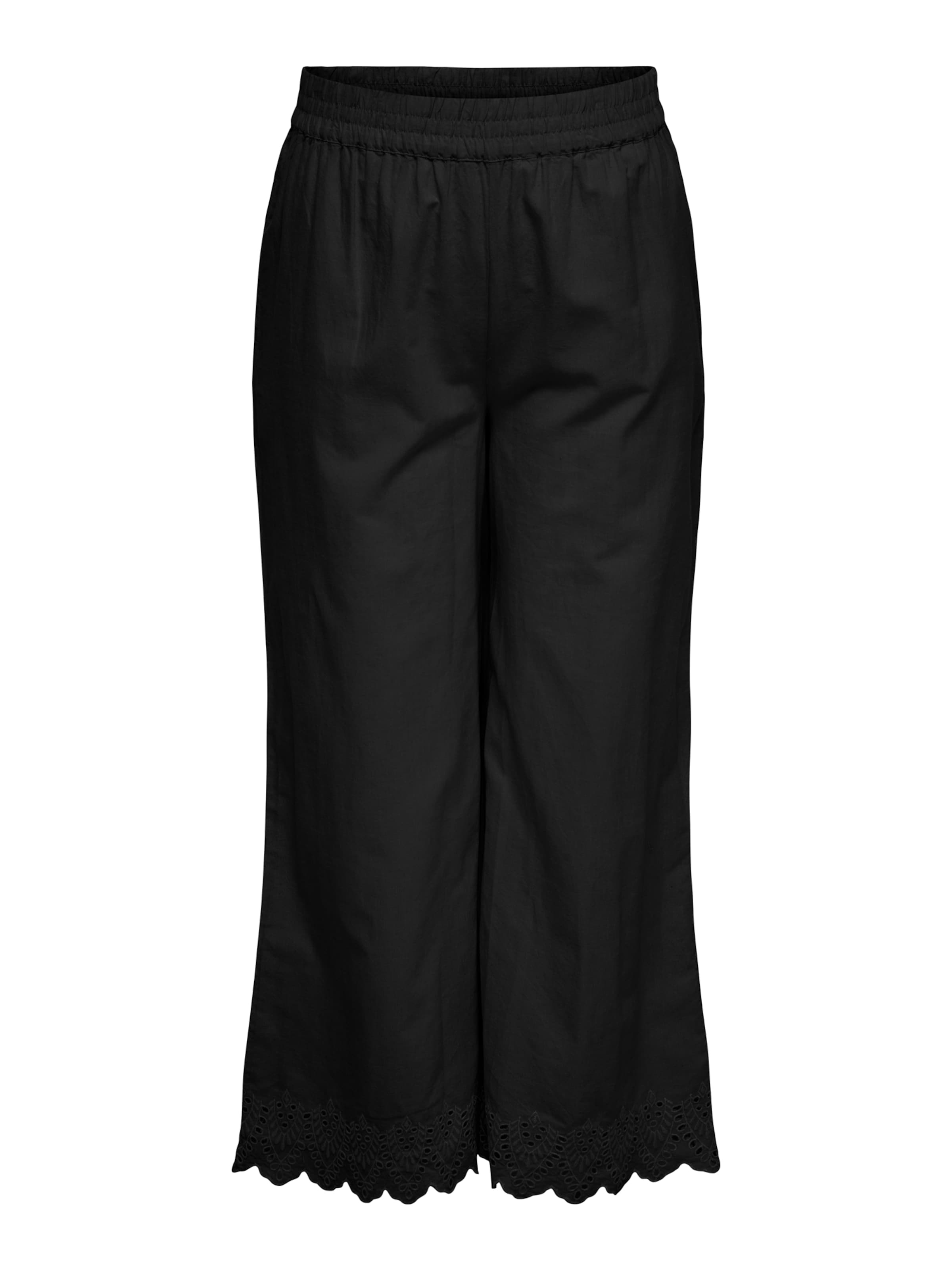 ONLY Carmakoma Regular Hose 'CARPAULA' in Schwarz: Vorderseite