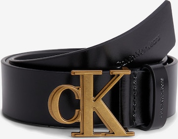 Calvin Klein Jeans - Cinturón en negro: frente