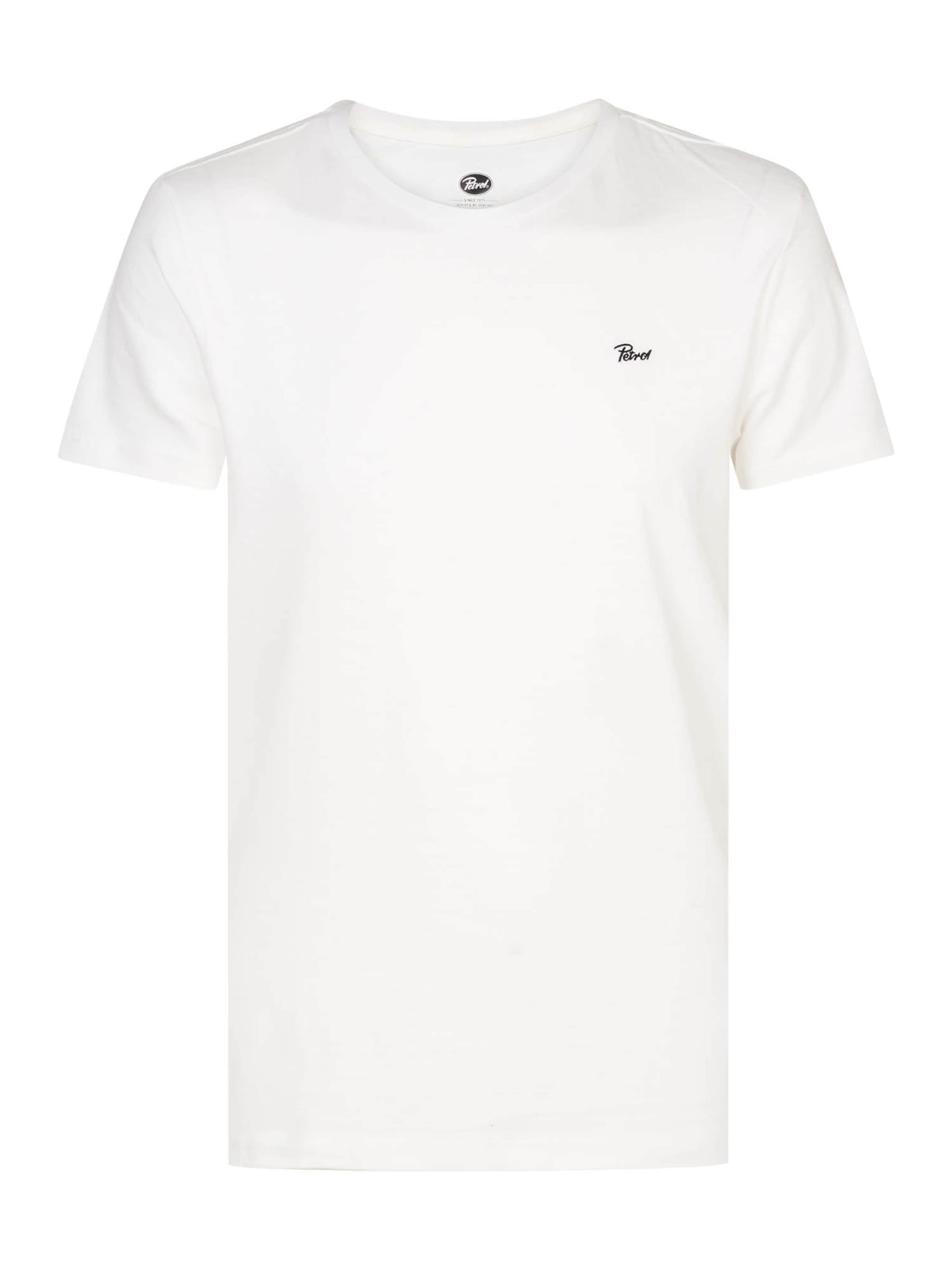 Petrol Industries Μπλουζάκι σε λευκό: μπροστά